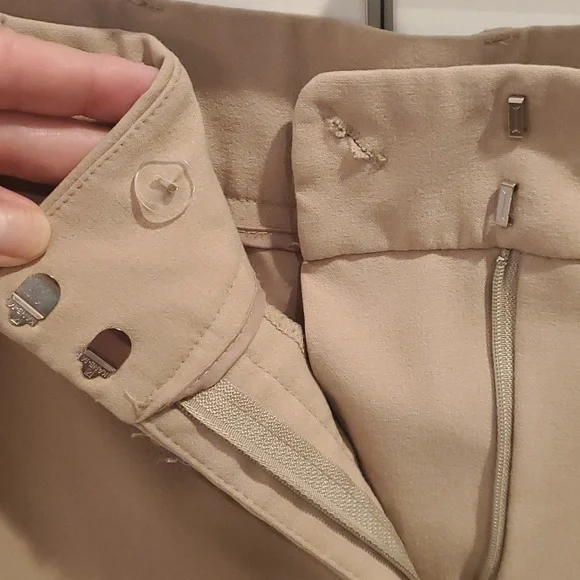 Women's khaki dress slacks - Picture 3 of 6
